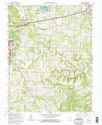 Dillon Missouri Historical topographic map, 1:24000 scale, 7.5 X 7.5 Minute, Year 1992