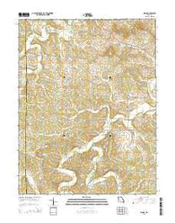 Dissen Missouri Current topographic map, 1:24000 scale, 7.5 X 7.5 Minute, Year 2015