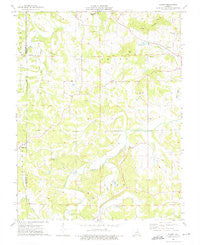 Dissen Missouri Historical topographic map, 1:24000 scale, 7.5 X 7.5 Minute, Year 1973