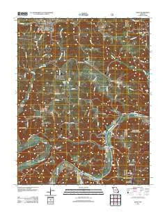 Dixon Missouri Historical topographic map, 1:24000 scale, 7.5 X 7.5 Minute, Year 2012