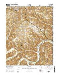 Dixon Missouri Current topographic map, 1:24000 scale, 7.5 X 7.5 Minute, Year 2015