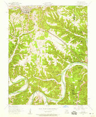Dixon Missouri Historical topographic map, 1:24000 scale, 7.5 X 7.5 Minute, Year 1954