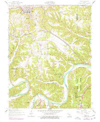 Dixon Missouri Historical topographic map, 1:24000 scale, 7.5 X 7.5 Minute, Year 1954