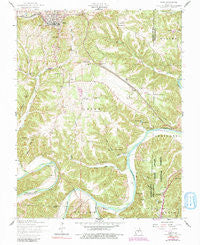 Dixon Missouri Historical topographic map, 1:24000 scale, 7.5 X 7.5 Minute, Year 1954