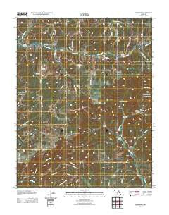 Dogwood Missouri Historical topographic map, 1:24000 scale, 7.5 X 7.5 Minute, Year 2011
