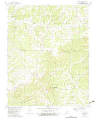 Dogwood Missouri Historical topographic map, 1:24000 scale, 7.5 X 7.5 Minute, Year 1982