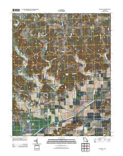 Dongola Missouri Historical topographic map, 1:24000 scale, 7.5 X 7.5 Minute, Year 2012
