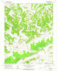 Dongola Missouri Historical topographic map, 1:24000 scale, 7.5 X 7.5 Minute, Year 1963