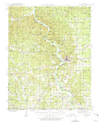Doniphan Missouri Historical topographic map, 1:62500 scale, 15 X 15 Minute, Year 1939