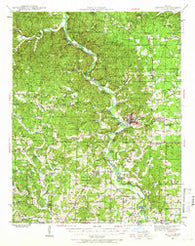 Doniphan Missouri Historical topographic map, 1:62500 scale, 15 X 15 Minute, Year 1939