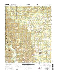 Doniphan North Missouri Current topographic map, 1:24000 scale, 7.5 X 7.5 Minute, Year 2015