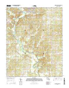 Doniphan South Missouri Current topographic map, 1:24000 scale, 7.5 X 7.5 Minute, Year 2015