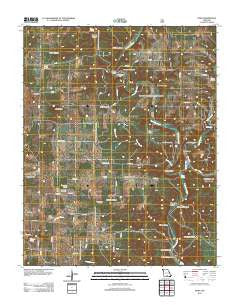 Dora Missouri Historical topographic map, 1:24000 scale, 7.5 X 7.5 Minute, Year 2012