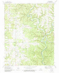 Dora Missouri Historical topographic map, 1:24000 scale, 7.5 X 7.5 Minute, Year 1973