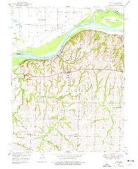 Dover Missouri Historical topographic map, 1:24000 scale, 7.5 X 7.5 Minute, Year 1950
