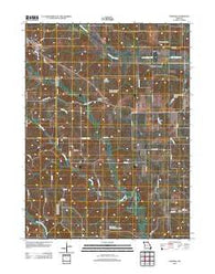 Downing Missouri Historical topographic map, 1:24000 scale, 7.5 X 7.5 Minute, Year 2012