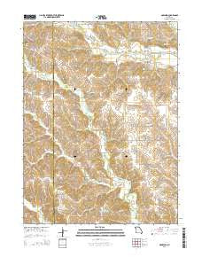 Downing Missouri Current topographic map, 1:24000 scale, 7.5 X 7.5 Minute, Year 2015