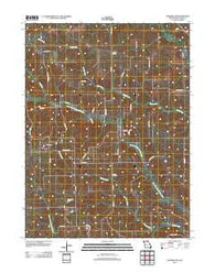 Downing NW Missouri Historical topographic map, 1:24000 scale, 7.5 X 7.5 Minute, Year 2012