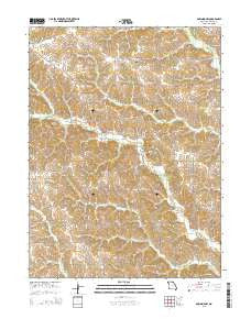 Downing NW Missouri Current topographic map, 1:24000 scale, 7.5 X 7.5 Minute, Year 2015
