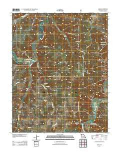 Drew Missouri Historical topographic map, 1:24000 scale, 7.5 X 7.5 Minute, Year 2012