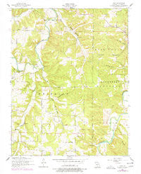 Drew Missouri Historical topographic map, 1:24000 scale, 7.5 X 7.5 Minute, Year 1954