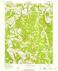 Drynob Missouri Historical topographic map, 1:24000 scale, 7.5 X 7.5 Minute, Year 1954