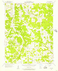 Duncan Missouri Historical topographic map, 1:24000 scale, 7.5 X 7.5 Minute, Year 1956