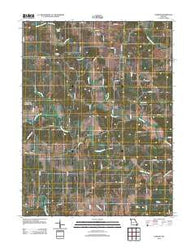 Durham Missouri Historical topographic map, 1:24000 scale, 7.5 X 7.5 Minute, Year 2012