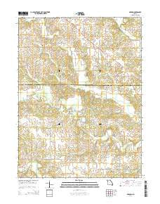 Durham Missouri Current topographic map, 1:24000 scale, 7.5 X 7.5 Minute, Year 2014