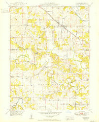 Durham Missouri Historical topographic map, 1:24000 scale, 7.5 X 7.5 Minute, Year 1950