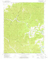 Eagle Rock Missouri Historical topographic map, 1:24000 scale, 7.5 X 7.5 Minute, Year 1974