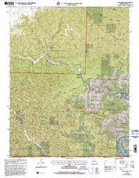 Eagle Rock Missouri Historical topographic map, 1:24000 scale, 7.5 X 7.5 Minute, Year 1999