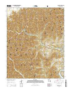 Eagle Rock Missouri Current topographic map, 1:24000 scale, 7.5 X 7.5 Minute, Year 2015