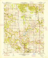 Ebenezer Missouri Historical topographic map, 1:24000 scale, 7.5 X 7.5 Minute, Year 1948