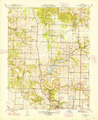 Ebenezer Missouri Historical topographic map, 1:24000 scale, 7.5 X 7.5 Minute, Year 1948