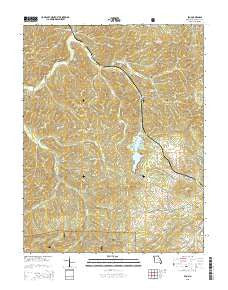 Ebo Missouri Current topographic map, 1:24000 scale, 7.5 X 7.5 Minute, Year 2015