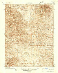 Edgar Springs Missouri Historical topographic map, 1:48000 scale, 15 X 15 Minute, Year 1937