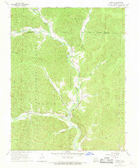 Edgehill Missouri Historical topographic map, 1:24000 scale, 7.5 X 7.5 Minute, Year 1968