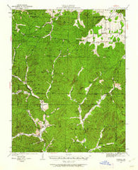 Edgehill Missouri Historical topographic map, 1:62500 scale, 15 X 15 Minute, Year 1924