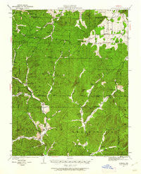 Edgehill Missouri Historical topographic map, 1:62500 scale, 15 X 15 Minute, Year 1924