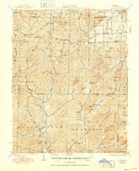 Edgehill Missouri Historical topographic map, 1:62500 scale, 15 X 15 Minute, Year 1926