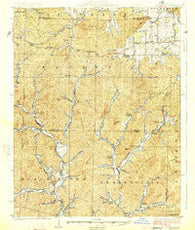 Edgehill Missouri Historical topographic map, 1:62500 scale, 15 X 15 Minute, Year 1926