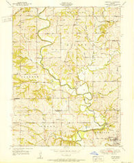 Edgerton Missouri Historical topographic map, 1:24000 scale, 7.5 X 7.5 Minute, Year 1951