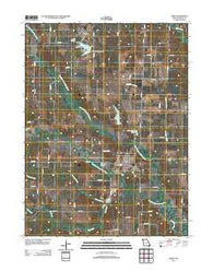 Edina Missouri Historical topographic map, 1:24000 scale, 7.5 X 7.5 Minute, Year 2012