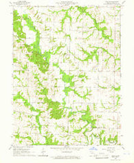 Edina SE Missouri Historical topographic map, 1:24000 scale, 7.5 X 7.5 Minute, Year 1965