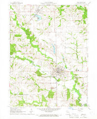 Edina Missouri Historical topographic map, 1:24000 scale, 7.5 X 7.5 Minute, Year 1965