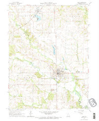 Edina Missouri Historical topographic map, 1:24000 scale, 7.5 X 7.5 Minute, Year 1965