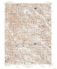 Edina Missouri Historical topographic map, 1:125000 scale, 30 X 30 Minute, Year 1903