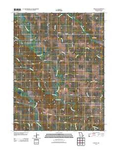 Edina SE Missouri Historical topographic map, 1:24000 scale, 7.5 X 7.5 Minute, Year 2012