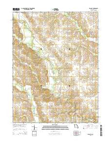 Edina SE Missouri Current topographic map, 1:24000 scale, 7.5 X 7.5 Minute, Year 2015